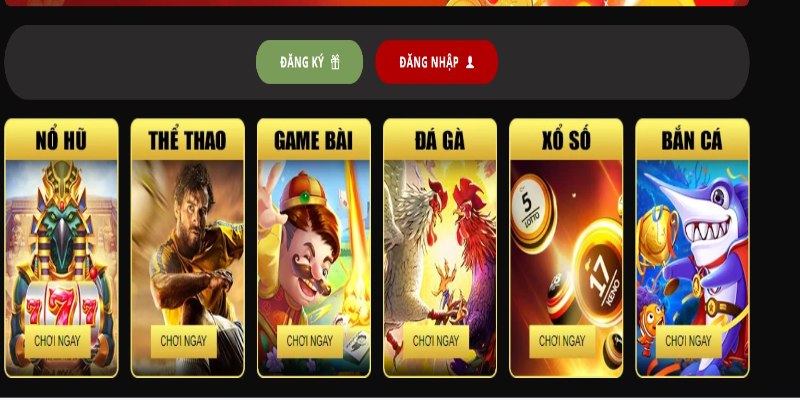 Bạn tận hưởng nhiều game sốt xình xịch tại sân chơi