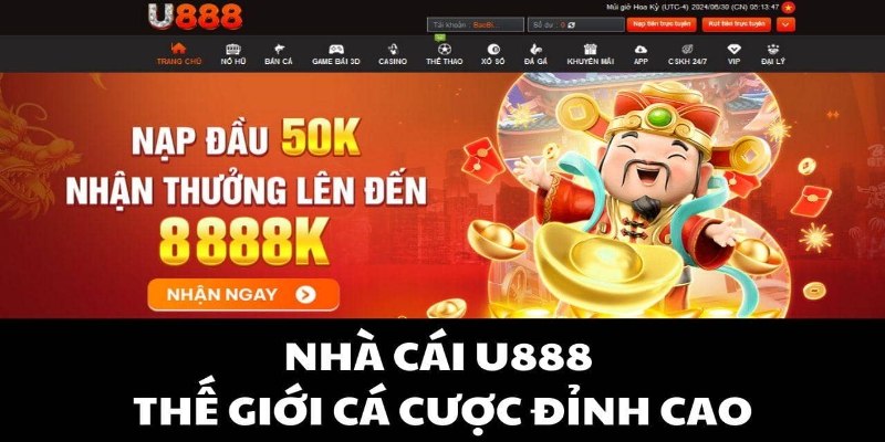 Thương hiệu U88 tạo nên trải nghiệm bùng nổ thực thụ